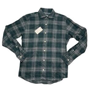 Peter Millar Bantry Autumn Soft Cotton Sport Shirt Men’s Small LuxuryButton Down